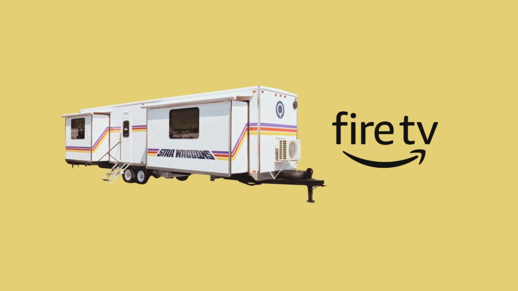 Star Waggons trailer with Fire TV smart-home retrofit