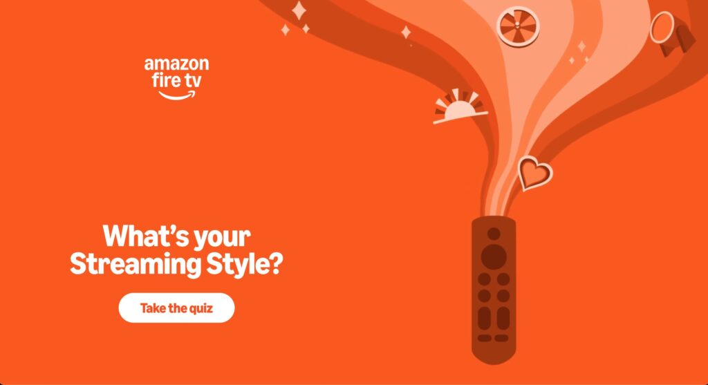 What’s Your Streaming Style quiz interface